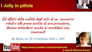 Gli effetti della nullità degli atti di un concorso si estendono anche ai candidati non ricorrenti [upl. by Agna]