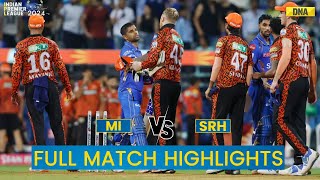 MI vs SRH Full Match Highlights Mumbai Indians Vs Sunrisers Hyderabad Match Scorecard I IPL 2024 [upl. by Ikuy]