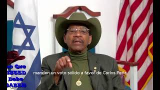 Exsenador de Nueva York Rev Rubén Diaz llama a dominicanos votar por Carlos Peña presidente de RD [upl. by Daphna]