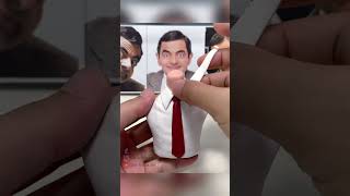 Clay Artisan JAY ：Creating a Funny Clay Portrait of Mr Bean [upl. by Hanus]