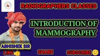 MAMMOGRAPHY INTRODUCTION 1 mammogram radiology radiographersclasses [upl. by Middlesworth]