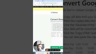 Convert Google Sheet to HTML or Markdown googlesheets [upl. by Easton313]