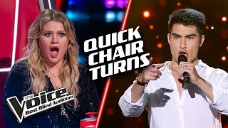 Are these the QUICKEST Chair turns on The Voice EVER [upl. by Lara632]