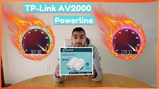 TPLink AV2000 Powerline Adapter  Easy way to increase internet speeds [upl. by Curt]