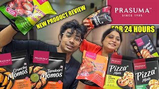 PRASUMA for 24 HOURS Challenge  Part2  New Ready to Eat Food 🔥 ⏱ [upl. by Nicolle]