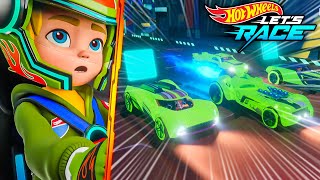 Hot Wheels Racers are Challenged by Sticky Tracks  Hot Wheels Lets Race [upl. by Lamaaj]