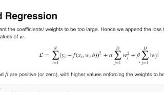 Scikit Learn Penalised Regression [upl. by Nosiram204]