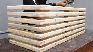 Novelty Recycling Ideas From Wooden Pallets Cant Be Missed  Best DIY Wood Garden Bench Projects [upl. by Alilak]