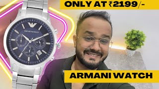 Unboxing a HighEnd Armani Watch  Luxury Style at a Steal watch [upl. by Omsoc]