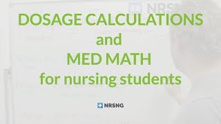 Dosage Calculations and Med Math for Nurses and Nursing Students Made EASY [upl. by Kincaid]