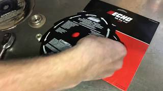 How to replace blade on a Echo trimmer [upl. by Yadsnil]