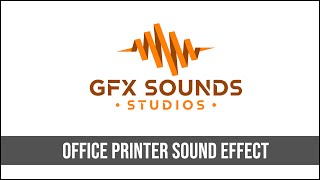 Office Printer Sound Effect [upl. by Payton]