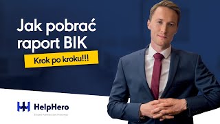 Jak pobrać raport BIK  instrukcja krok po kroku  HelpHeropl [upl. by Scammon216]