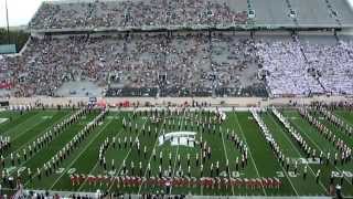 The Marching Southerners Perform Pregame at Spartan Stadium [upl. by Sutsuj964]