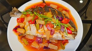 Easy sweet amp sour fish recipe  sweet and sour recipe [upl. by Los]