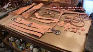 Saddle Making ⭐ Time Lapse Video 🎦 Leather Working 👍 Saddlemakers Secrets [upl. by Dlorrej327]