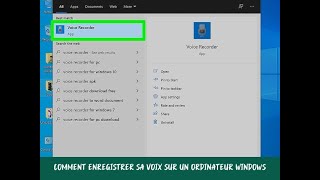 Comment enregistrer sa voix sur un ordinateur Windows [upl. by Ylil]