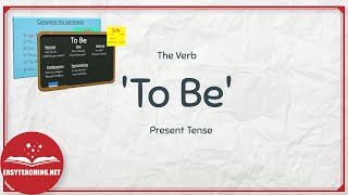 Introduction to the Verb To Be  ESL Lessons  EasyTeaching [upl. by Gelhar]