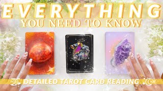 ⚠️EVERYTHING you NEED to know RN🍀💸🏡💕detailed af🔮✨pick a card ♣︎ tarot reading✨🔥 [upl. by Marcel652]