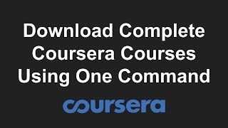 How to download entire Coursera courses  Easy and Free [upl. by Harbert46]