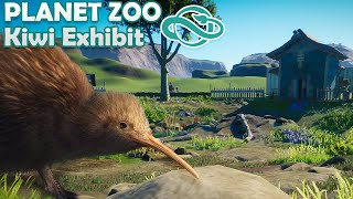 🌏🪶 Kiwi Habitat  Planet Zoo Speed build [upl. by Kulda590]