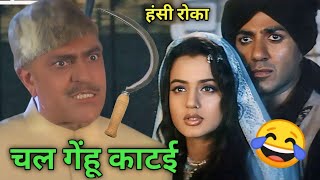 Genhu Katayi Comedy 😂। चल गेंहू काटई 🤣। gadar movie। Sunny Deol। Dubbing Video। Kuldeep Rd Official [upl. by Norha136]