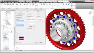 Autodesk Nastran In CAD Bolted Connection [upl. by Acirrehs]