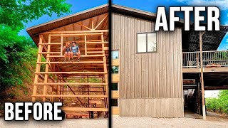 2 YEAR TIMELAPSE Young Couple Builds OFFGRID Home start to finish [upl. by Damahom45]