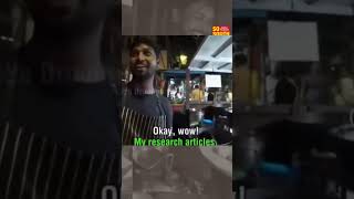 Chennais PhD Student Running Food Cart Goes Viral After Unexpected Vlogger Shoutout  SoSouth [upl. by Anelrahc67]