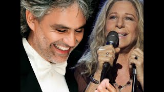 Barbra Streisand with Andrea Bocelli quotI Still Can See Your Facequot [upl. by Stag]