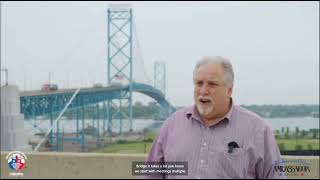 Experience the iconic Ambassador Bridge while running the Detroit Free Press Marathon [upl. by Aikemat]