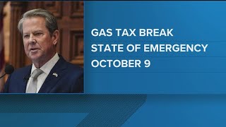 Gov Kemp suspects gas tax following Helene [upl. by Anned]