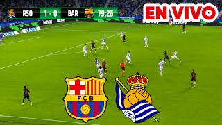 🔴 BARCELONA VS REAL SOCIEDAD EN VIVO  JUEGA LAMINE YAMAL  LIGA ESPAÑOLA FULL MATCH LIVE [upl. by Lemak750]