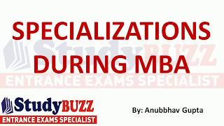 Which specialization to select in your MBA Job profiles under all MBA specializations [upl. by Kemp]