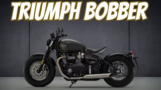 2024 Triumph Bonneville Bobber Demo and Review [upl. by Andersen]