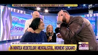 Simion R Ştefan moment șocant Mentalistul citește gândurile vedetelor în direct [upl. by Ewold]