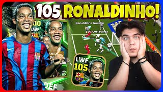 EPIC 105 RONALDINHO🔥 ÖZEL BASIMLA 105 YAPMA 4 KİŞİ ARASINDAN GOL eFootball 2025 Mobile [upl. by Kym]