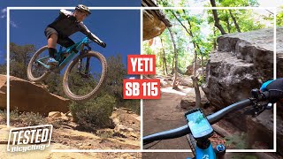 YETI SB 115  TESTED UNCUT  Bicycling [upl. by Mell]