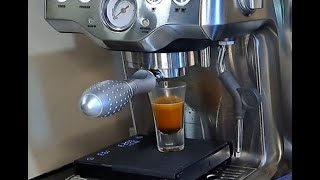 Dialing in single shot espresso  ASMR  Breville Infuser  Baratza Sette 270WI [upl. by Donal]