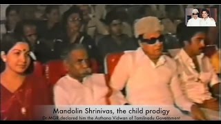 MGR Jayalalitha Kamal Hassan at Mandolin Srinivas award Event [upl. by Ilil402]