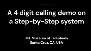 StepbyStep dialing demo at JKL Museum  calling315 site [upl. by Farrah]