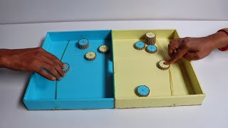 DIY Cardboard Game  Make A Simple Game From Cardboard For Kids [upl. by Sabine]