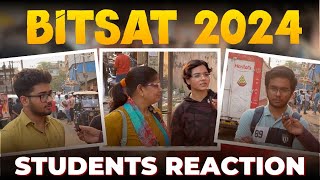 BITSAT 2024  JEE ADVANCED LEVEL का पेपर 😱 BITSAT STUDENTS REACTION [upl. by Travus]