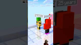 Age Race HELP Mikey VS JJ Maizen  Minecraft Shorts jjandmikey maizen viralvideo minecraft [upl. by Chet]