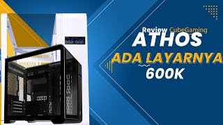 Casing Murah ada Layar Tempratur CPU amp GPU  Review Cube Gaming Athos [upl. by Yruok]