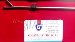 Arthroscopy Suture Passer  Arthroscopy Surgery Instruments  Grafic Surgocal [upl. by Nnayllek963]