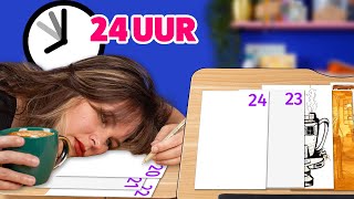 24 TEKENOPDRACHTEN in 24 UUR  Challenge [upl. by Chrotoem]