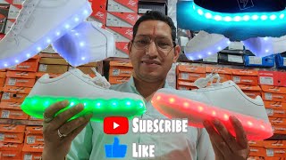 Unboxing Best LED ShoesFashion Shoes Best Prices In IndiaNew Mens Shoes Best Lighting Shoes [upl. by Eelitan]