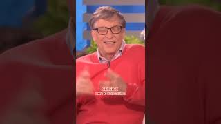 Bill Gates Chats with Ellen for the First Time celebrity celebritychannel billgates shorts [upl. by Inalial]