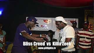 Pit Fights Battle League  Take No Prisoners  Bliss Creed vs Killa Zeek [upl. by Enyawud]